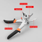 0-135 Degree Adjustable Angle Scissors Miter Cutter Angle Shear Hand Shear Pipe Scissors Cable Hose Wire Trunking Duct Cutter