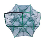 Strengthened 6-20 Holes Automatic Net Shrimp Cage Nylon Foldable Crab Fish Trap Nets Cast Folding Fishing Network