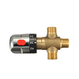 Pipe Thermostat Thermostatic 3-Way Brass Mi Vae Bathroom Water Temperature Control Faucet