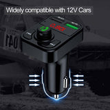 Bluetooth 5.0 Car MP3 Player FM Transmitter Wireless Handsfree Audio Car Kit LED Digital Dual USB Fast Charger Car Accessories