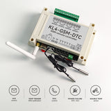 SMS GSM 4ch remote Relay Switch Controller KL4-GSM Gate Door Opener Support Temperature Humidity Monitor Power Fail Alarm