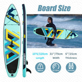 Iatable Stand Up 320cm Paddle 300lbs Capacity Board Water Sports Boating Kayaking Surfing