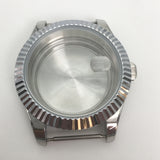 40mm Sapphire Steel Watch Case Fit Mingzhu DG2813/5833 Auto Movement Back Transparent Glass