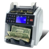 Dual CIS Image Recognition Multi Country Counting Machine Foreign Currency New Bank Use US, UK, EU, Hong Kong RMB 6000