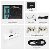 Wireless 64G+128G/256G 4K HD Portable Console Multi-Emulators Plug Play Video TV Game Stick for PSP