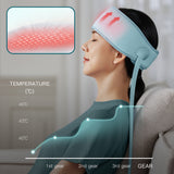 Electric Massager Headband with Air Pressure and Heating - Kneading Head Airbag Belt for Scalp Deep Massage, Headache Relief, and Muscle Relaxation