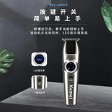 Kemei Hairdresser KM-603 cross-border new LDE LCD digital display shaver electric scissors USB charging hair clipper