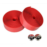 2pcs Road Bike Bicycle Handlebar Tape Camouflage Cycling Handle Belt Cork Wrap with Bar Plugs