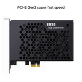 ezcap324B Gamer Raw - PCIE 4K Video Game Capture Card for Recording & Live Streaming of Gaming Systems and Camcorders