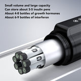 Pen Box Holds Up 5 Insu Pens Medication Cooler Travel LED Temp Control 0 To 18 Degrees Celsius for Car