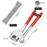 Sealing Pliers Set - Sealing Crimper , 60 Pcs Lead Seals, 60 Pcs Steel Wires - Perfect For Lead Diameter 10Mm
