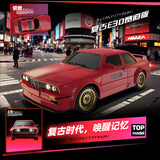 New Four-wheel Drive 1:16 Retro E30 Sports Remote Control 4WD 30km/h High Speed Drift 2.4G CVT RC Car Toy Boy