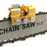 1 Set Portable Hand Chain Sharpener Chain Clamp Jig Manual Chain Sharpener Kit Manual Chain Sharpener