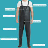 PVC Anti-slip Fishing Waders Waterproof Hunting Chest Wader with Boot for Men and Women