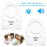Portable 2.4GHz Wireless Digital Audio Monitor One-Way Talk Crystal Clear Baby Cry Detector Sensitive Transmission