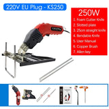150W/250W Electric Polystyrene Cutter - 220V for Sponge, Foam, Pearl Cotton, and Styrofoam.