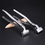 Baver Leather Craft Pressurized Edge Glat Tongs Wide Mouth Adjustment Press Flatten Fixed Plier Clamp Handmade Tools