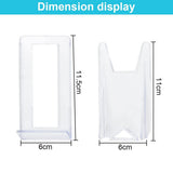 20 Pcs Stand, Acrylic Plate Stands Adjustable Sliding Clear Display Stand Easel Two Part for Plates,Books