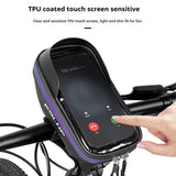 ESLNF Hard Shell Phone Cycg Handlebar Bag Waterproof Large Capacity Toucreen Compatible Bicycle Accessories