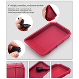 4-Piece Woodworking Adhesive Coating Set Multifunctional Soft Silicone Wood Glue Tray Thin Non-Slip Flat Scraper DIY Crafts