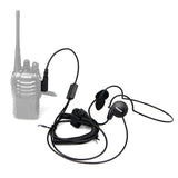Retevis K-C2F2 Finger Hanging Earphones with Double Needle (Curved) K-Head - 9029