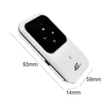 4G LTE Car Mobile Broadband Pocket 2.4G Router 100Mbps Hotspot SIM Unlocked WiFi Modem Wireless Internet Support