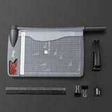 Mini Trimmer Guillotine - A4 Cut Length Desktop Cutting Machine with Security Cutter Head for Craft Paper and Photos