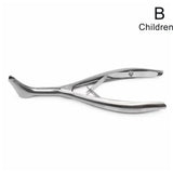 Medical Stainless Steel Ear Care Canal Dilator Nasals Endoscope Portable Speculum Nostril Nose Plier Expander Tool Adult/kid New