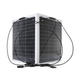 300W/600W 18V Flexible Monocrystalline Solar Panel with 60A Controller - Complete Kit for Outdoor, Phone, RV, Car, Boat, Camping.