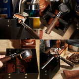 Premium Large Capacity Knock Box for Espresso - 45 Steel, Shock-proof