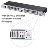 Btuty EQ-215 Dual Channel 15-Band 1U Rack Mount 2-channel Stereo Graphic Equalizer 110-240V