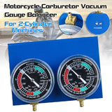 2*Motorcycle Carburetor Synchronizer Vacuum Gauge BaTool WITH/Hose Kit Brand New And High Quality Motorcycle Accessories