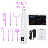 Apparatus Electrotherapy Wand Glass High Frequency Facial Machine Face Massager Neon Remove Wrinkles Acne Tool Hair Skin Care