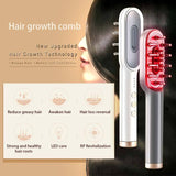 Scratcher Electric Head Scalp Massager Growth Oil Serum Comb Regrowth Hair Treatment with Red Light Therapy Massage