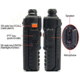 Original Baofeng UV5R Walkie Talkie 136-174Mhz & 400-520Mhz Dual Band Frequency Modulation 1800mah Radio LED Screen