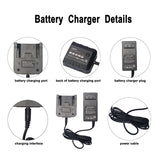 Lithium for Black Decker 36V 40V Li-ion Battery LBX1540 LBX2540 LBXR36 Fast Charging Power Tools Charger LCS436