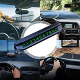 Aluminum Alloy Mini Hideable Temporary Parking Portable Car Phone Plate For Desktop SUV