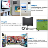 Indoor High-definition Digital Supports 4K 1080P VHF UHF TV Antenna