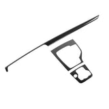 Carbon Fiber Center Console Panel Trim Gear Panel Trim RHD Fit for Mazda 3 2016 2017 2018 2019 2020 Car Accessories