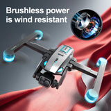 S188 Professional Drone 8K HD Dual Camera 5G GPS Wifi Obstacle Avoidance Brushless Foldable Quadcopter RC Distance 5KM Dron Toys
