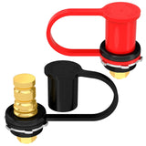 Charger 3/8" Stud Remote Terminals with Cap M10 Battery Jump Post for Auto Truck Boat ATV Can-am