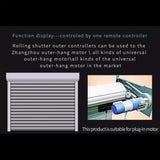 Universal Garage Wireless Remote Controls Chain Type External Electric Roller Shutter Door Controller 433Mhz Auto Accessory