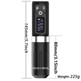 2022 Newest Portable Wireless Tattoo Machine Pen Brush Coreless Motor Strong Quiet For Tattoo Liner Shader Free Shipping