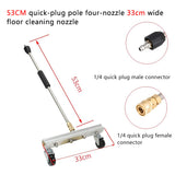 Multi-Nozzle High-Pressure Scrubbing Water Gun Chassis Road Cleaning Accessories or Wheeled hine Sanitation Artifact