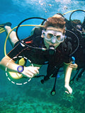 50m Underwater Wrist Balanced Dive Compass Waterproof Luminous Dial Detachable Strap For Scuba Diving Kayaking Outdoor