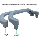 1PC Hand Push Plate Collection Cart Hotel restaurant three layer push cart removable plastic handle replacement