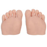 Nail Art Foot Model Professional Tattoo Practice Foot Model Washable Reusable Silicone for Tattoo Salon