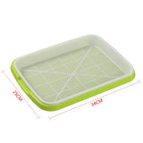 3Pcs/Set Soilless Culture Beans Hydroponics Seed Germination Tray Seedling Sprout Plate Grow Nursery Pots Vegetable Sprouting Tr