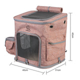 Portable Cat Carrier Bags For Dogs Carrier Bags Puppy Cat Backpack Oxford Cloth Mesh Pet Bag Outdoor Use