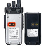 RETEVIS RB23 Black GMRS Handheld Radio [5W/IP67 Waterproof]
